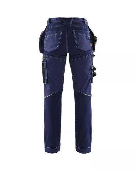 Pantalon artisan +stretch femme Blåkläder 7130 Marine Blaklader - 713013708800C