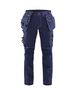 Pantalon artisan +stretch femme Blåkläder 7130 Marine Blaklader - 713013708800C