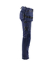 Pantalon artisan +stretch femme Blåkläder 7130 Marine Blaklader - 713013708800C