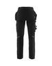 Pantalon artisan +stretch femme Blåkläder 7130 Noir/Noir Blaklader - 713013709999C