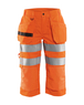 Pantacourt haute-visibilité femme Blåkläder 7139 Orange fluo Blaklader - 713918115300C