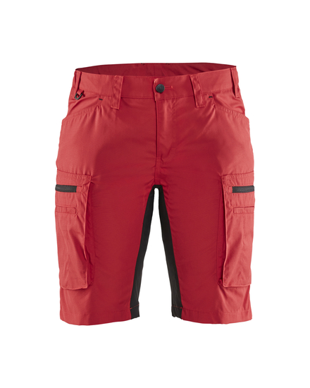 Short maintenance stretch femme Blåkläder 7149 Rouge/Noir Blaklader - 714918455699C