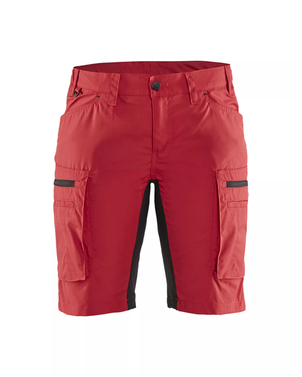 Short maintenance stretch femme Blåkläder 7149 Rouge/Noir Blaklader - 714918455699C