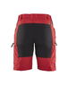 Short maintenance stretch femme Blåkläder 7149 Rouge/Noir Blaklader - 714918455699C