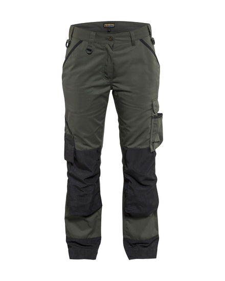 Pantalon paysagiste femme Blåkläder 7154 Vert armée/Noir Blaklader - 715418354699C