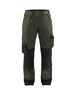 Pantalon paysagiste femme Blåkläder 7154 Vert armée/Noir Blaklader - 715418354699C