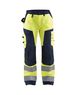 Pantalon artisan haute-visibilité femme Blåkläder 7155 Jaune fluo/Marine Blaklader - 715518113389C