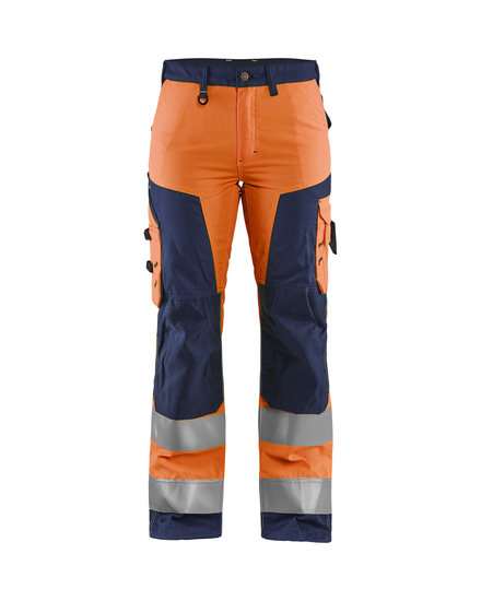 Pantalon artisan haute-visibilité femme Blåkläder 7155 Orange fluo/Marine Blaklader - 715518115389C