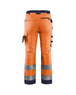 Pantalon artisan haute-visibilité femme Blåkläder 7155 Orange fluo/Marine Blaklader - 715518115389C