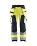 Pantalon artisan haute-visibilité femme Blåkläder 7156 Jaune fluo/Marine Blaklader - 715618113389C