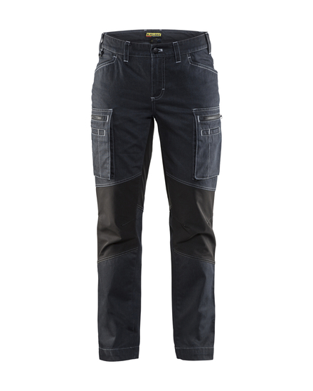 Pantalon maintenance +stretch femme Blåkläder 7159 Marine/Noir Blaklader - 715911428999C