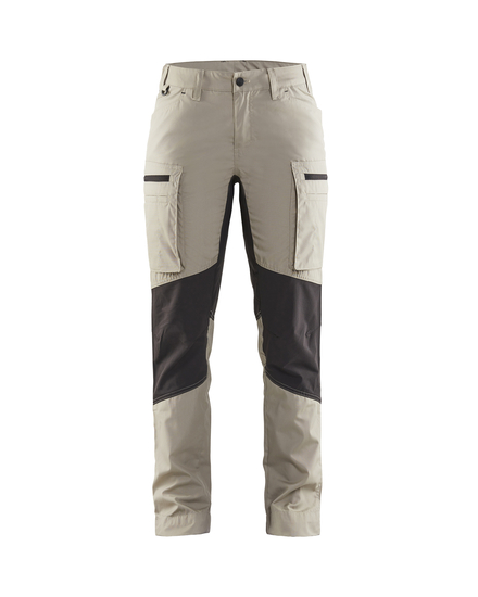 Pantalon maintenance +stretch femme Blåkläder 7159 Beige/Noir Blaklader - 715918452799C