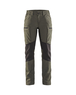 Pantalon maintenance +stretch femme Blåkläder 7159 Vert armée/Noir Blaklader - 715918454699C