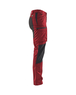 Pantalon maintenance +stretch femme Blåkläder 7159 Rouge/Noir Blaklader - 715918455699C