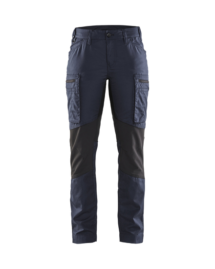 Pantalon maintenance +stretch femme Blåkläder 7159 Marine foncé/Noir Blaklader - 715918458699C