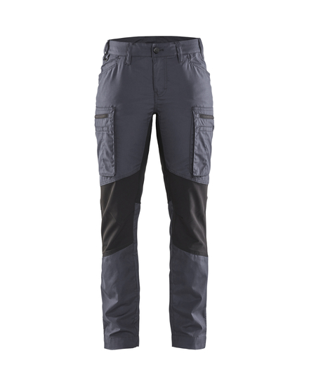 Pantalon maintenance +stretch femme Blåkläder 7159 Gris clair/Noir Blaklader - 715918459499C