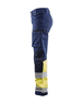 Pantalon +stretch haute-visibilité femme Blåkläder 7161 Marine/Jaune fluo Blaklader - 716118118933C