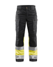 Pantalon +stretch haute-visibilité femme Blåkläder 7161 Noir/Jaune fluo Blaklader - 716118119933C