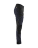 Pantalon maintenance +stretch femme Blåkläder 7166 Marine foncé/Noir Blaklader - 716618458699C