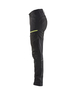 Pantalon maintenance +stretch femme Blåkläder 7166 Noir/Jaune fluo Blaklader - 716618459933C