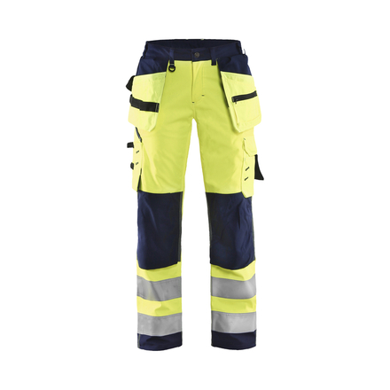 Pantalon softshell haute-visibilité femme Blåkläder 7167 Jaune fluo/Marine Blaklader - 716725173389C