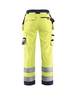 Pantalon softshell haute-visibilité femme Blåkläder 7167 Jaune fluo/Marine Blaklader - 716725173389C