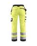 Pantalon softshell haute-visibilité femme Blåkläder 7167 Jaune fluo/Noir Blaklader - 716725173399C
