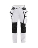 Pantalon peintre stretch 4D femme Blåkläder 7179 Blanc/Gris foncé Blaklader - 717916451098C