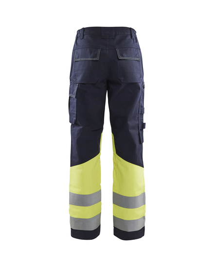 Pantalon multinormes femme Blåkläder 7181 Marine/Jaune fluo Blaklader - 718115148933C