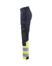 Pantalon multinormes femme Blåkläder 7181 Marine/Jaune fluo Blaklader - 718115148933C
