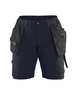 Short artisan stretch 4D femme Blåkläder 7183 Marine foncé/Noir Blaklader - 718316458699C