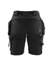 Short artisan stretch 4D femme Blåkläder 7183 Noir/Gris foncé Blaklader - 718316459998C