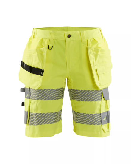 Short +stretch haute-visibilité femme Blåkläder 7186 Jaune fluo Blaklader - 718618113300C