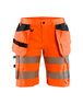 Short +stretch haute-visibilité femme Blåkläder 7186 Orange fluo Blaklader - 718618115300C