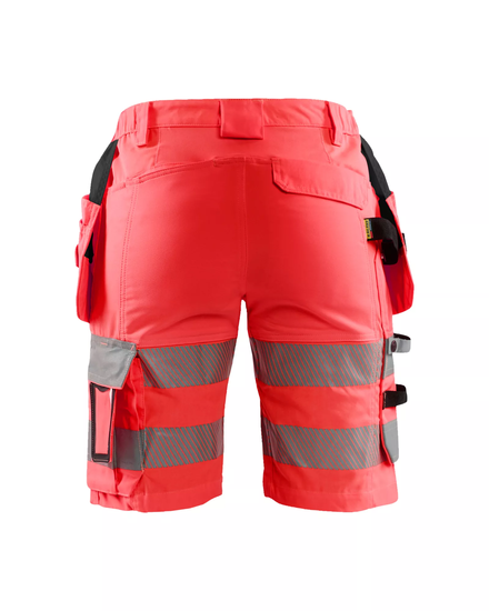 Short +stretch haute-visibilité femme Blåkläder 7186 Rouge fluo Blaklader - 718618115500C