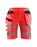 Short +stretch haute-visibilité femme Blåkläder 7186 Rouge fluo Blaklader - 718618115500C