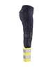 Pantalon multinormes inhérent femme Blåkläder 7188 Marine/Jaune fluo Blaklader - 718815128933C