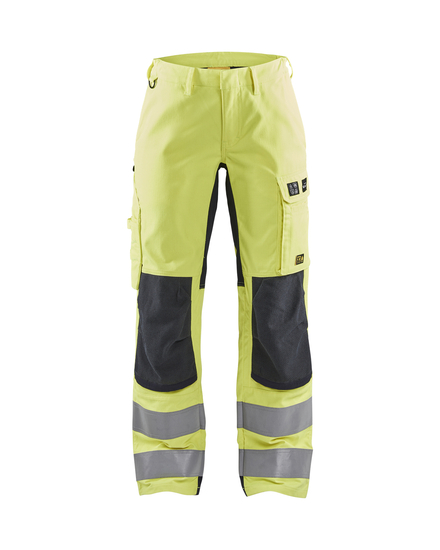 Pantalon multinormes inhérent + stretch femme Blåkläder 7191 Jaune fluo/Marine Blaklader - 719115123389C