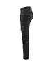 Pantalon artisan stretch 4D femme Blåkläder 7192 Noir/Rouge Blaklader - 719216459956C