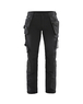 Pantalon artisan stretch 4D femme Blåkläder 7192 Noir/Gris foncé Blaklader - 719216459998C