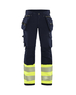 Pantalon stretch 4D haute-visibilité femme Blåkläder 7193 Marine/Jaune fluo Blaklader - 719316428933C