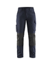 Pantalon maintenance +stretch femme Blåkläder 7195 Marine foncé/Noir Blaklader - 719513308699C