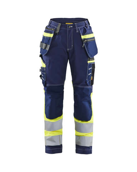 Pantalon haute-visibilité Stretch Femme Blåkläder 7196 Marine/Jaune fluo Blaklader - 719613708833C