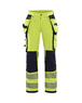 Pantalon stretch 4D haute-visibilité femme Blåkläder 7197 Jaune fluo/Marine Blaklader - 719716423389C