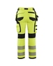 Pantalon stretch 4D haute-visibilité femme Blåkläder 7197 Jaune fluo/Noir Blaklader - 719716423399C