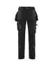 Pantalon artisan stretch 4D femme Blåkläder 7198 Noir Blaklader - 719816449900C