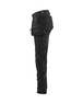 Pantalon artisan stretch 4D femme Blåkläder 7198 Noir Blaklader - 719816449900C