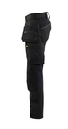 Pantalon de travail noir BLAKLADER 1750 stretch 2D - 175018329900C