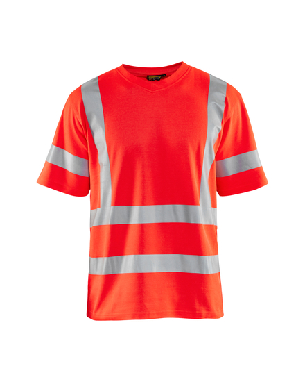 T-shirt haute-visibilité anti-UV Blåkläder 8947 Rouge fluo Blaklader - 894710705500