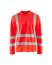 T-shirt manches longues haute-visibilité anti-UV Blåkläder 8948 Rouge fluo Blaklader - 894810705500